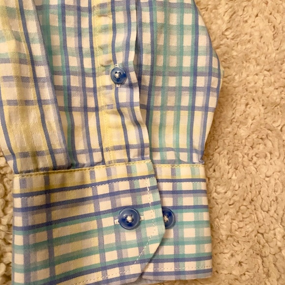 Plaid Dress Shirt with Easter Colors in Large - Picture 5 of 6